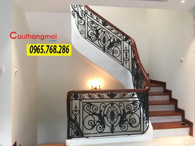 Top 50 Mẫu Lan Can Cầu Thang Gỗ Đẹp, Giá Rẻ Nhất 2023