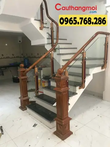 Top 50 Mẫu Lan Can Cầu Thang Gỗ Đẹp, Giá Rẻ Nhất 2023