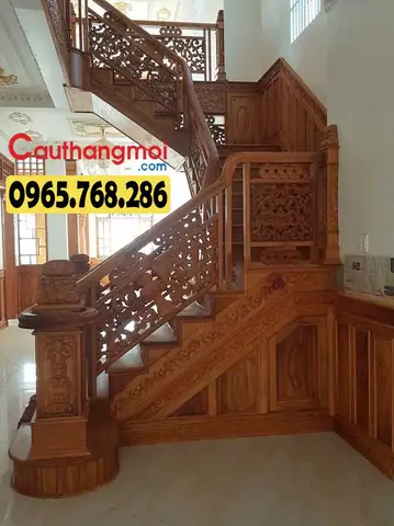 Top 50 Mẫu Lan Can Cầu Thang Gỗ Đẹp, Giá Rẻ Nhất 2023