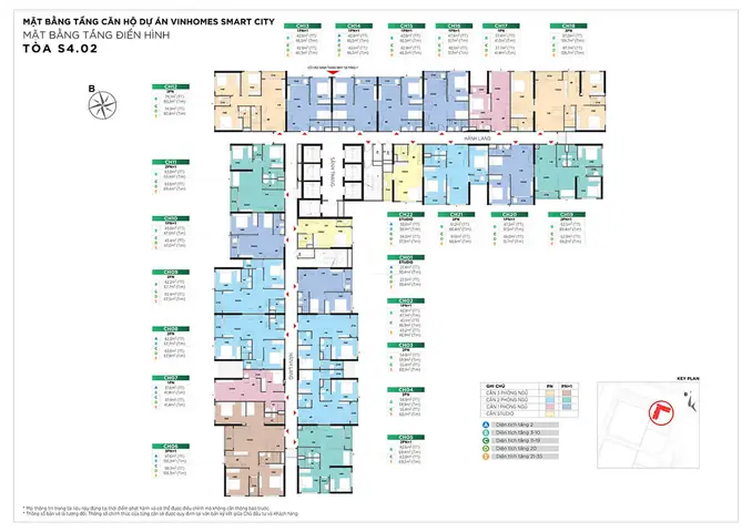 Mặt Bằng Căn Hộ Vinhomes Smart City Mặt Bằng Căn Hộ Vinhomes Smart City