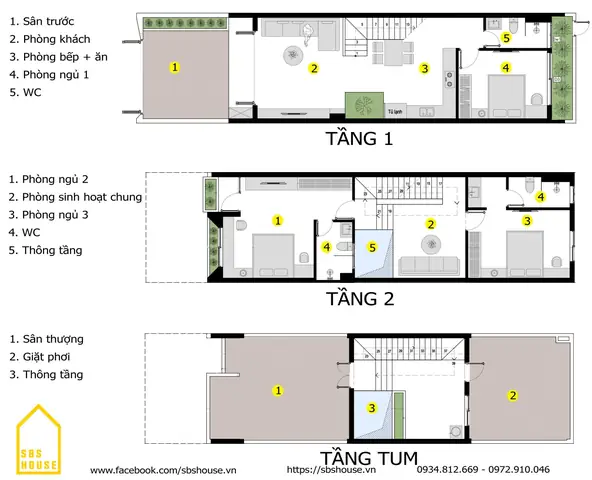 Mặt Bằng Nhà 2 Tầng 1 Tum Mặt Bằng Nhà 2 Tầng 1 Tum