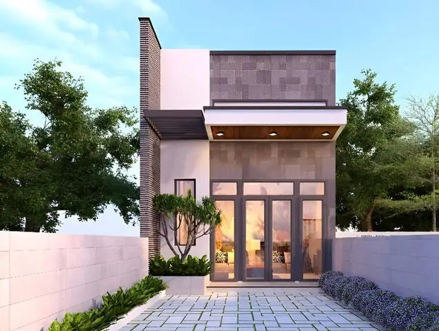 Mặt Tiền Nhà Cấp 4 Gác Lửng 5x12m Hiện Đại