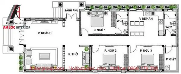 Hình Ảnh Cho Mẫu 9x13m Bản Vẽ Nhà Cấp 4 Sân Vườn: Hình Ảnh Cho Mẫu 9x13m Bản Vẽ Nhà Cấp 4 Sân Vườn: