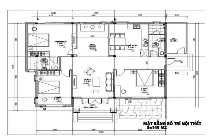 Hình Ảnh Cho Mẫu 9x13m Bản Vẽ Nhà Cấp 4 Sân Vườn: Hình Ảnh Cho Mẫu 9x13m Bản Vẽ Nhà Cấp 4 Sân Vườn: