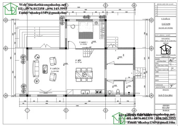 Hình Ảnh Cho Mẫu 9x13m Bản Vẽ Nhà Cấp 4 Sân Vườn: Hình Ảnh Cho Mẫu 9x13m Bản Vẽ Nhà Cấp 4 Sân Vườn:
