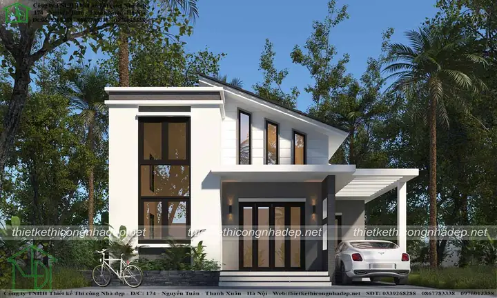 Hình Ảnh Cho Mẫu 9x13m Bản Vẽ Nhà Cấp 4 Sân Vườn: Hình Ảnh Cho Mẫu 9x13m Bản Vẽ Nhà Cấp 4 Sân Vườn: