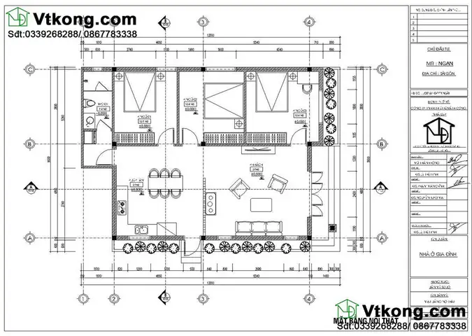 Hình Ảnh Cho Mẫu 9x13m Bản Vẽ Nhà Cấp 4 Sân Vườn: Hình Ảnh Cho Mẫu 9x13m Bản Vẽ Nhà Cấp 4 Sân Vườn: