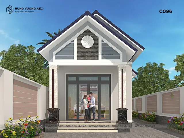 Hình Ảnh Cho Mẫu 9x13m Bản Vẽ Nhà Cấp 4 Sân Vườn: Hình Ảnh Cho Mẫu 9x13m Bản Vẽ Nhà Cấp 4 Sân Vườn: