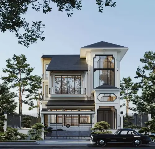 Ban Công Biệt Thự Phong Cách Đông Đương