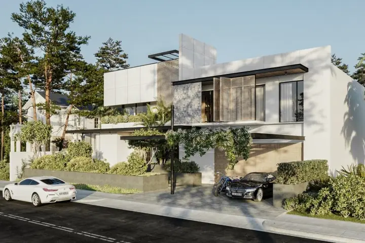 Ban Công Biệt Thự Phong Cách Hiện Đại