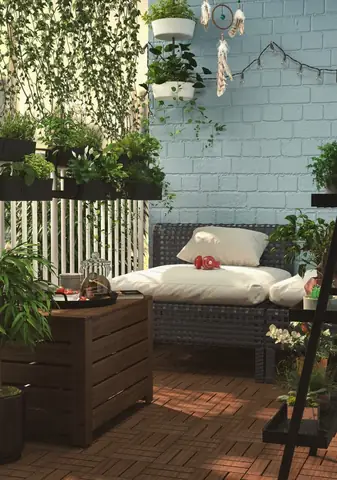 Ban Công Biệt Thự Phong Cách Rustic