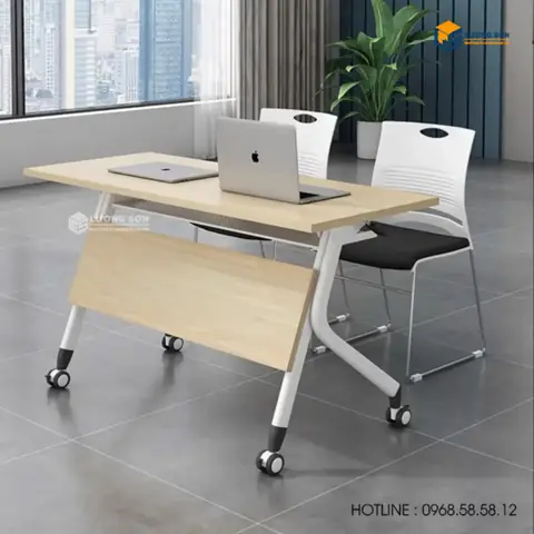 Mẫu Bàn Văn Phòng Chân Sắt Chữ K