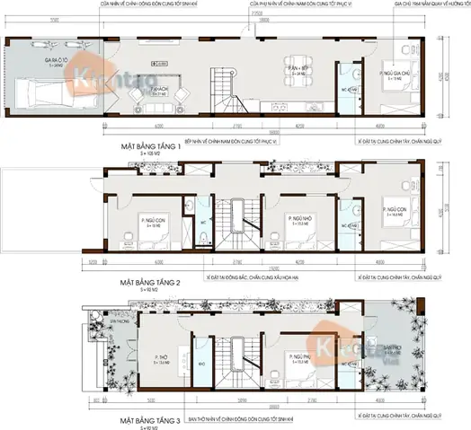Các Mẫu Mặt Bằng Nhà Ống Đẹp, Mặt Tiền Rộng Trên 4m Các Mẫu Mặt Bằng Nhà Ống Đẹp, Mặt Tiền Rộng Trên 4m