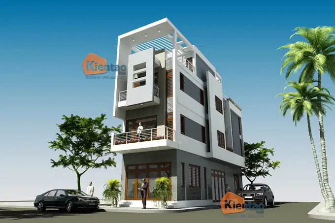 Thiết Kế Nhà Kiểu Ống 5x17m Cao 4 Tầng Tại Hưng Yên Thiết Kế Nhà Kiểu Ống 5x17m Cao 4 Tầng Tại Hưng Yên