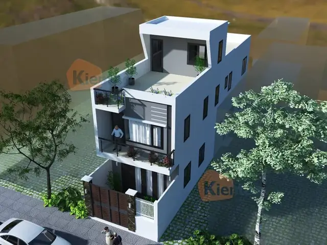 Nhà Ống 2 Tầnghiện Đại5x17mcó Sân Trước Rộng Nhà Ống 2 Tầnghiện Đại5x17mcó Sân Trước Rộng