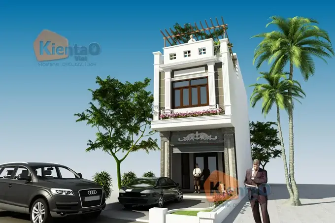 Thiết Kế Nhà Ống 2 Tầng 1 Tum 124m2 Tại Thanh Trì Thiết Kế Nhà Ống 2 Tầng 1 Tum 124m2 Tại Thanh Trì