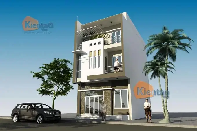 Bản Vẽ Thiết Kế Nhà Ống Mặt Tiền Trên 6m Bản Vẽ Thiết Kế Nhà Ống Mặt Tiền Trên 6m