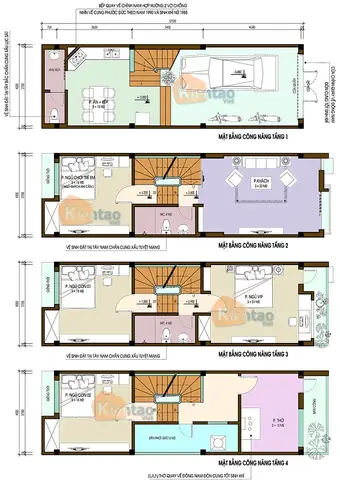 Các Mẫu Mặt Bằng Nhà Ống Đẹp, Mặt Tiền Rộng Trên 4m Các Mẫu Mặt Bằng Nhà Ống Đẹp, Mặt Tiền Rộng Trên 4m