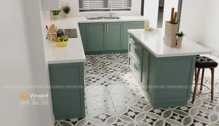 10+ Mẫu Thiết Kế Bếp Không Có Tủ Trên Được Ưa Chuộng Nhất Hiện Nay