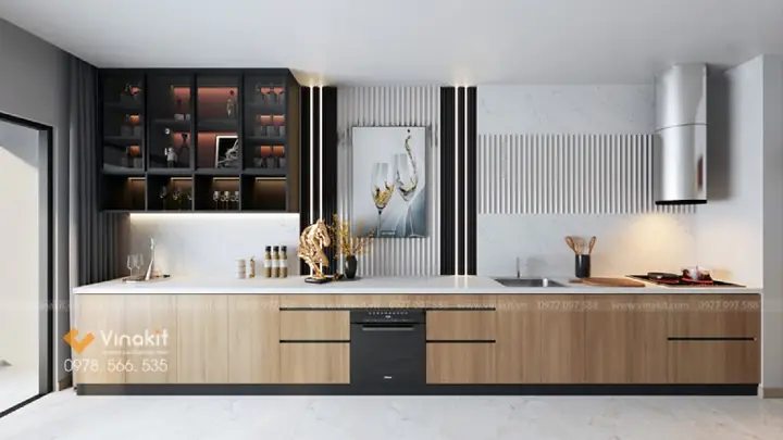 10+ Mẫu Thiết Kế Bếp Không Có Tủ Trên Được Ưa Chuộng Nhất Hiện Nay