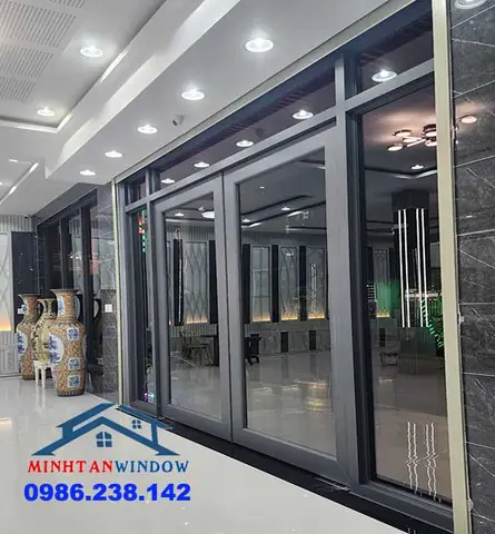 Cửa Nhôm Kính 4 Cánh 01