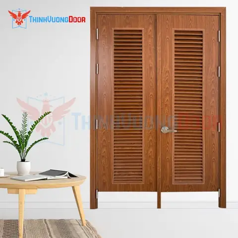 Cửa Gỗ Công Nghiệp 2 Cánh Mdf Melamine 2207-fmd