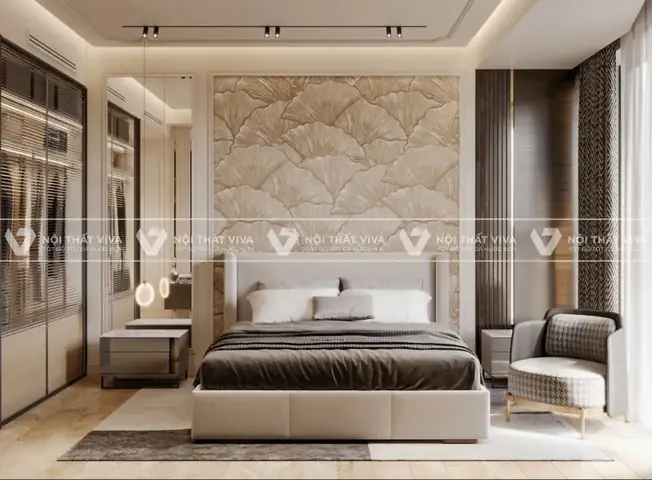 Cách Kết Hợp Giấy Dán Tường Với Nội Thất Phòng Ngủ Hiệu Quả