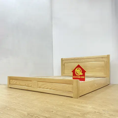 Giường Gỗ Tự Nhiên Hiện Đại Kiểu Nhật