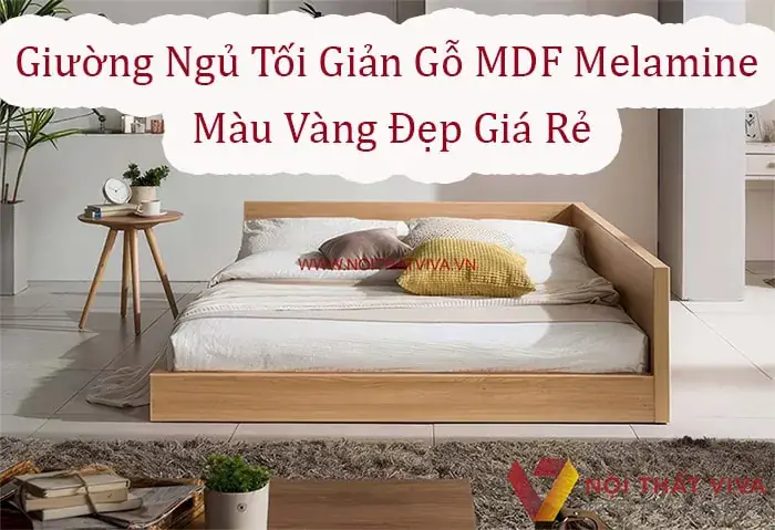 Mẫu Giường Ngủ Gỗ Công Nghiệp Mdf Đẹp