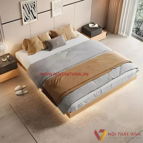 Cập Nhật Xu Hướng Giường Ngủ Gỗ Công Nghiệp 2025