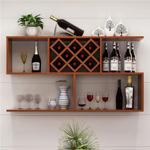 Ưu Điểm Của Việc Sử Dụng Kệ Để Rượu Treo Tường Bằng Gỗ?