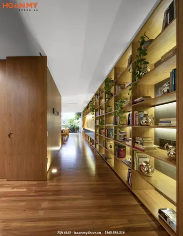 Những Mẫu Thiết Kế Kệ Sách Âm Tường Đẹp, Sang Trọng 2025