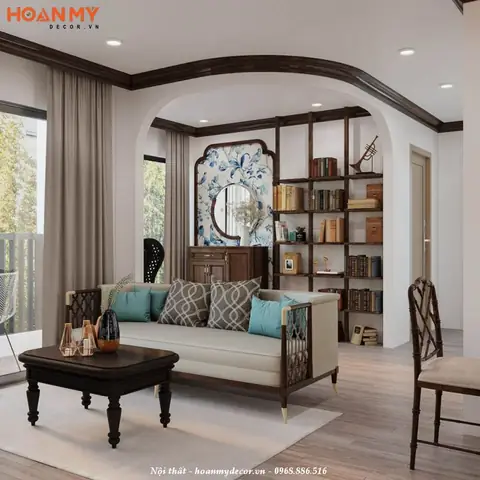 Những Mẫu Thiết Kế Kệ Sách Âm Tường Đẹp, Sang Trọng 2025