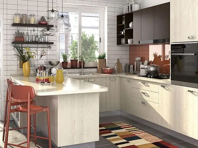 Kiểu Mẫu Nhà Bếp Thiết Kế Đơn Giản Thuần Việt – Mẫu Thiết Kế Tủ Bếp Gỗ Công Nghiệp