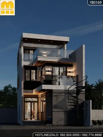 39+ Mẫu Nhà Ống 2 Tầng 1 Tum Mặt Tiền 5m Đẹp, Hiện Đại Được Yêu Thích Nhất