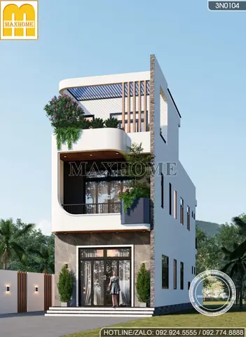 39+ Mẫu Nhà Ống 2 Tầng 1 Tum Mặt Tiền 5m Đẹp, Hiện Đại Được Yêu Thích Nhất