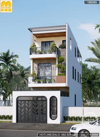 39+ Mẫu Nhà Ống 2 Tầng 1 Tum Mặt Tiền 5m Đẹp, Hiện Đại Được Yêu Thích Nhất