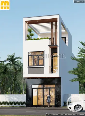 39+ Mẫu Nhà Ống 2 Tầng 1 Tum Mặt Tiền 5m Đẹp, Hiện Đại Được Yêu Thích Nhất