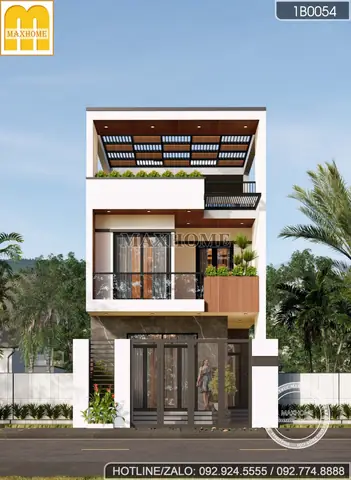 39+ Mẫu Nhà Ống 2 Tầng 1 Tum Mặt Tiền 5m Đẹp, Hiện Đại Được Yêu Thích Nhất