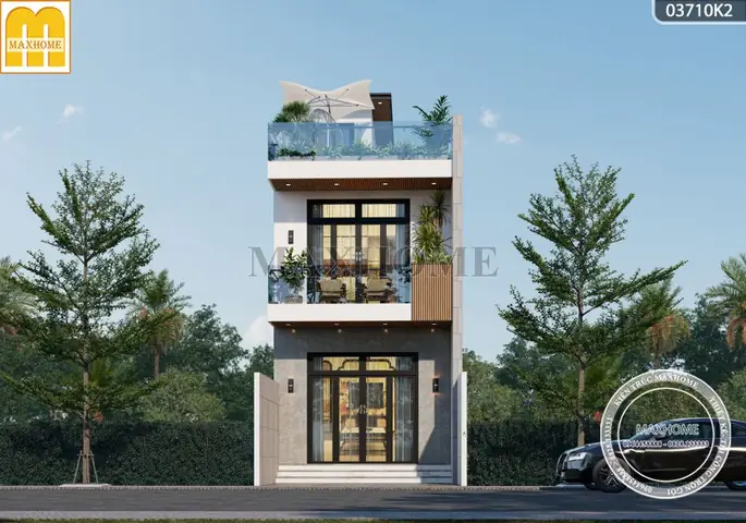 Những Lưu Ý Khi Thiết Kế Xây Dựng Nhà Ống 2 Tầng 1 Tum Mặt Tiền 5m