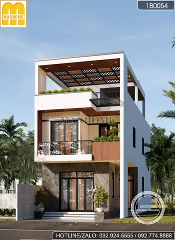 39+ Mẫu Nhà Ống 2 Tầng 1 Tum Mặt Tiền 5m Đẹp, Hiện Đại Được Yêu Thích Nhất