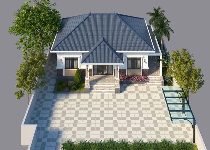 Tham Khảo Ý Tưởng Thiết Kế Xây Nhà 1 Tầng 80m2 Đẹp & Tối Ưu Chi Phí