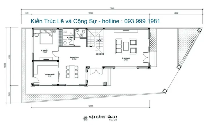 Bản Vẽ Chi Tiết Mặt Bằng Công Năng Sử Dụng.