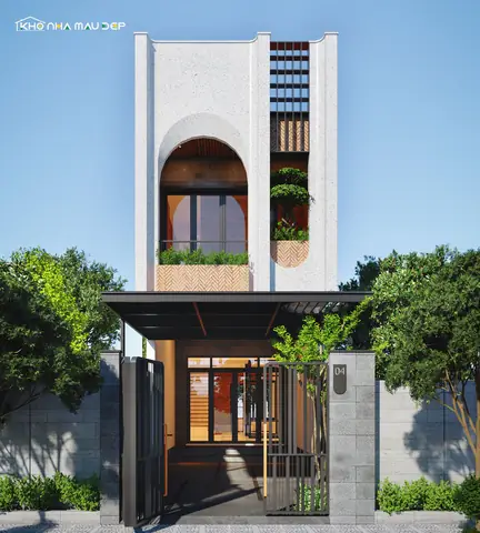 Một Số Hình Ảnh Thiết Kế Mặt Tiền Của Mẫu Nhà 2 Tầng 6x12m Đẹp