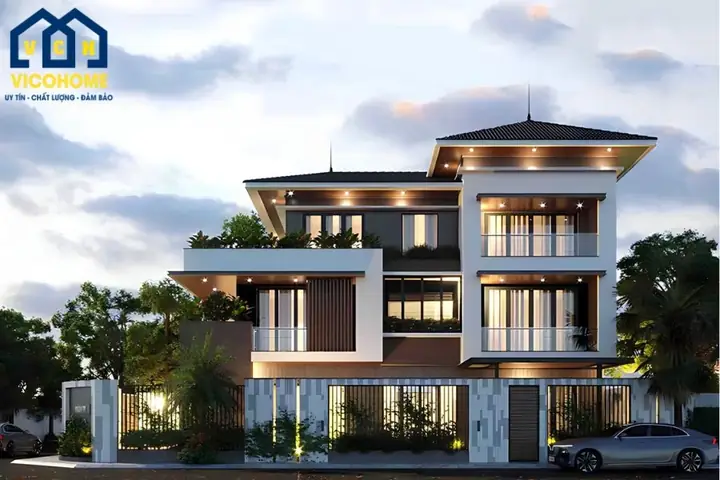 Nhà Chữ L 3 Tầng 120m2