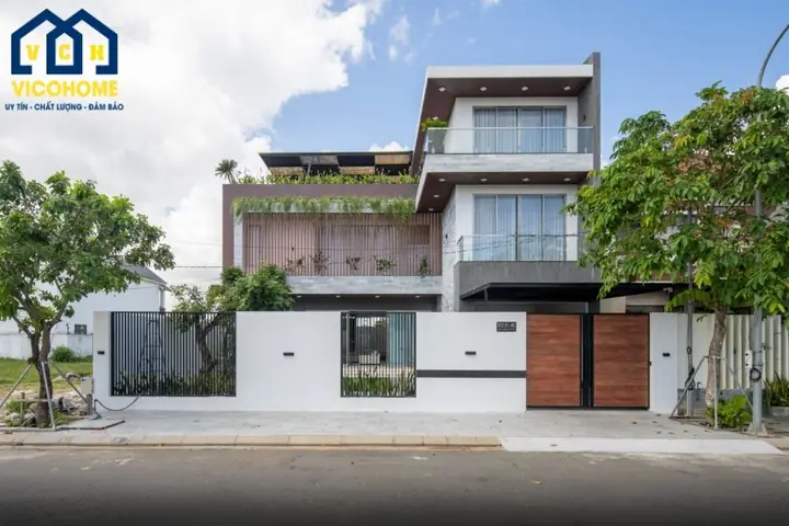 Nhà Chữ L 3 Tầng Hiện Đại