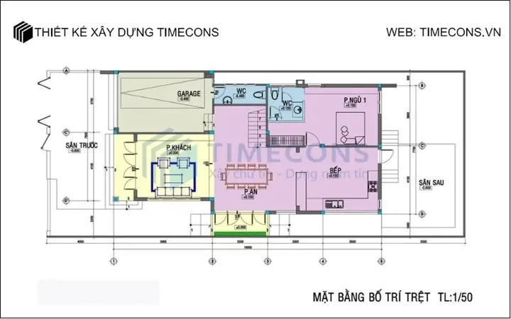 Bố Trí Diện Tích Để Có Không Gian Xanh