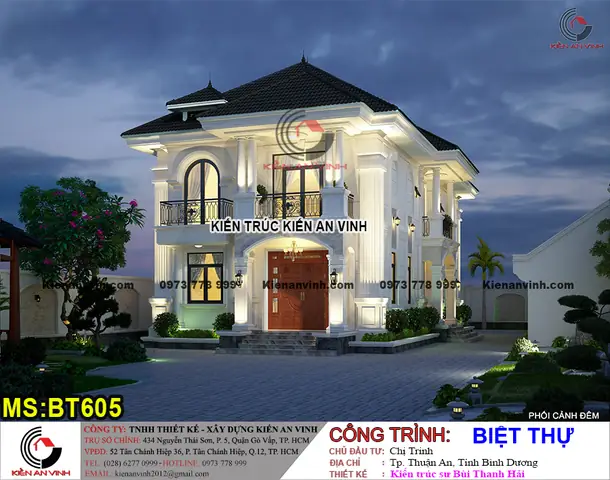 Mẫu Nhà Biệt Thự Phố