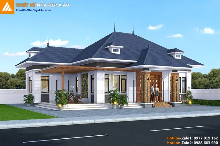 Tổng Quan Kiến Trúc Mẫu Nhà Cấp 4 Mái Nhật 160m2