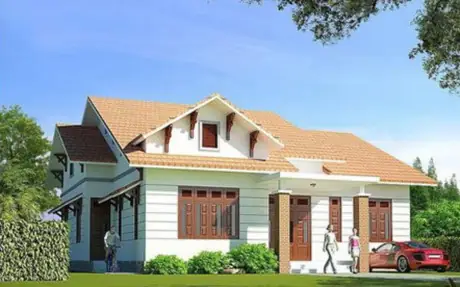 10 Mẫu Nhà Vườn Cấp 4 Đẹp Nhất 2017